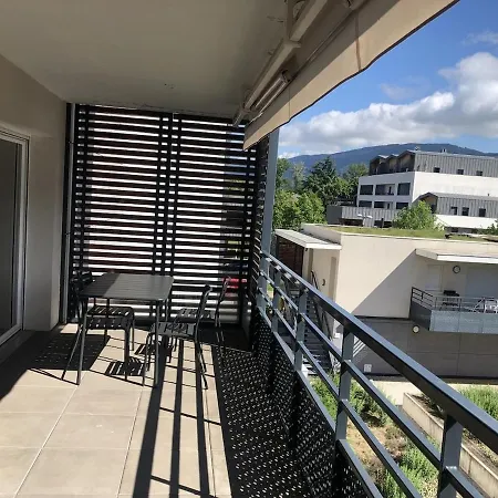 Appartement T2 46 M2 O'Lac Proche Du Lac 1 Chambre Parking Terrasse 艾克斯莱班